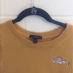J Crew Sweaters Jcrew Tippi Sweater With Turtle Critter Poshmark